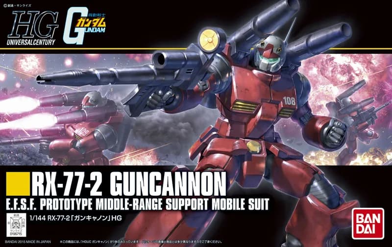 RX-77-2 Guncannon (1999) box