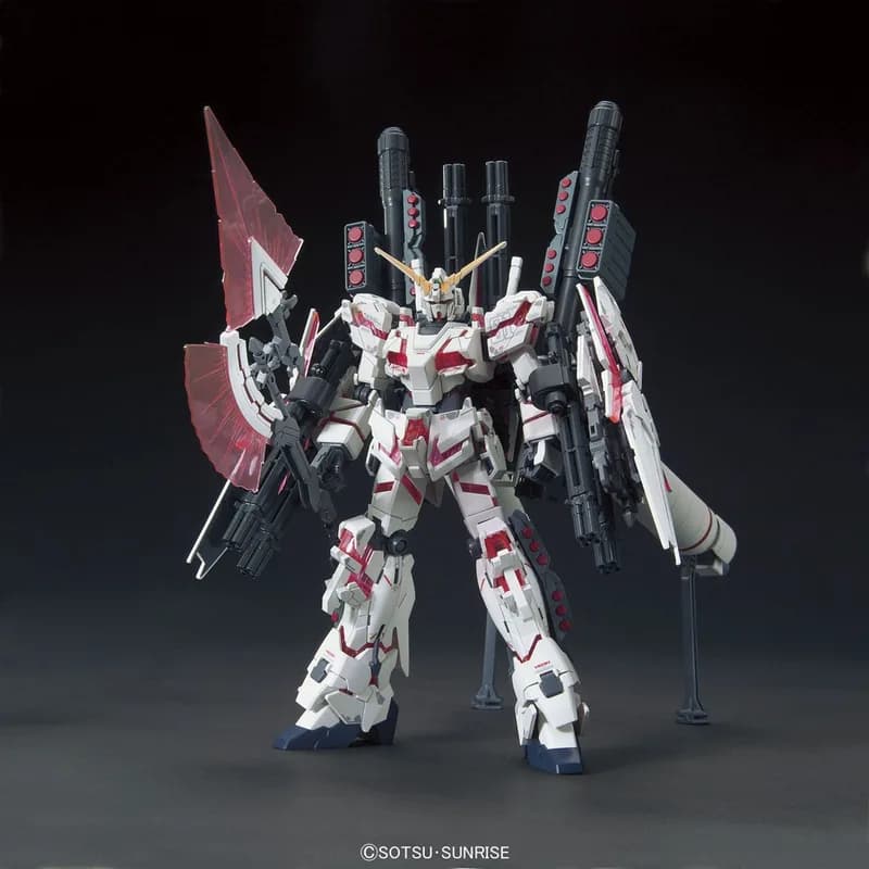 RX-0 Full Armor Unicorn Gundam (Destroy Mode) (Red Color Ver.)