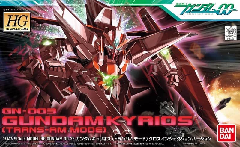 HG00 Gundam Kyrios Trans-Am Mode box