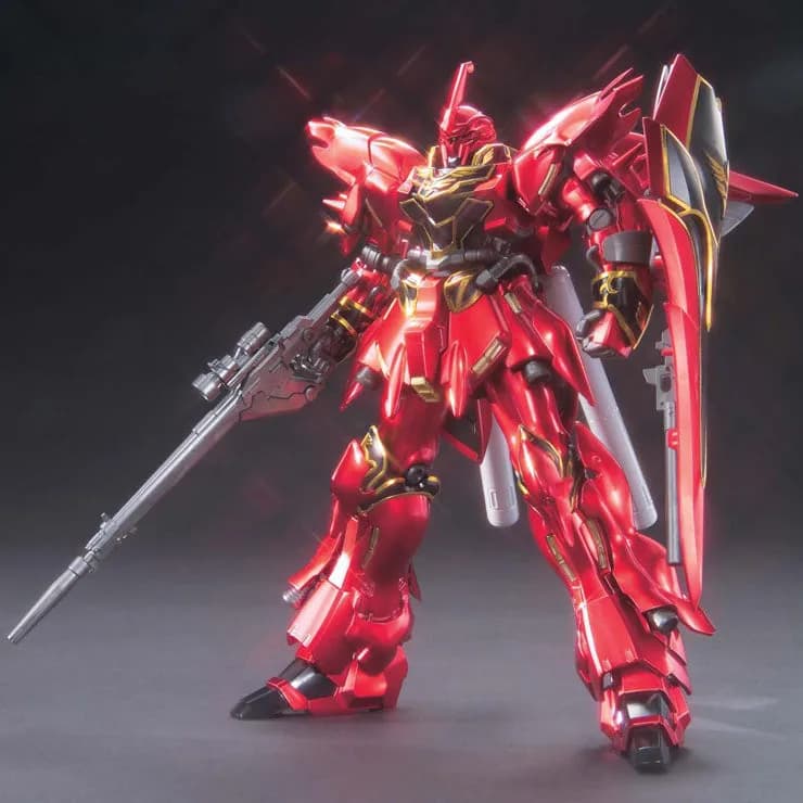 MSN-06S Sinanju Titanium Finish