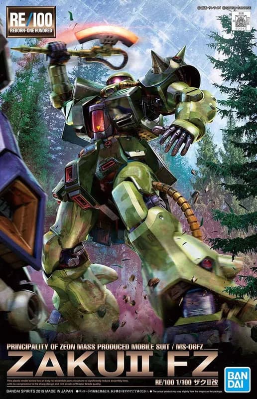 MS-06FZ Zaku II Kai box