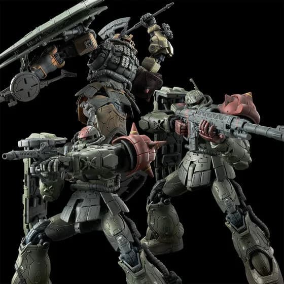 Zaku Ⅱ F Type Chubs & Kale + ZakuⅡ (Unidentified Type) Solari Custom Parts Set (Rfv)