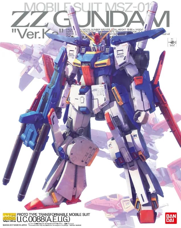 MSZ-010 ZZ Gundam (Ver. Ka) box