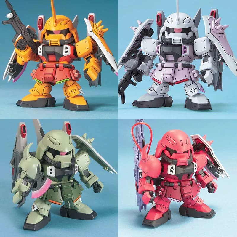 Senshi Zgmf Zaku Series Set