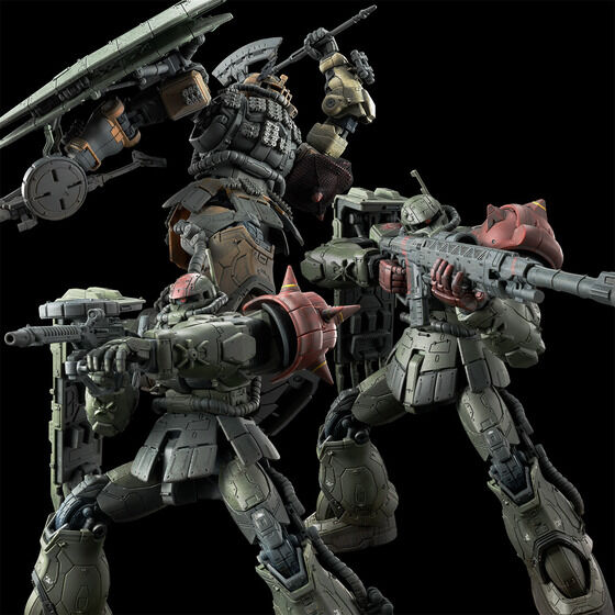 ZAKU Ⅱ F TYPE CHUBS & KALE + ZAKUⅡ (UNIDENTIFIED TYPE) SOLARI CUSTOM PARTS SET (RFV)